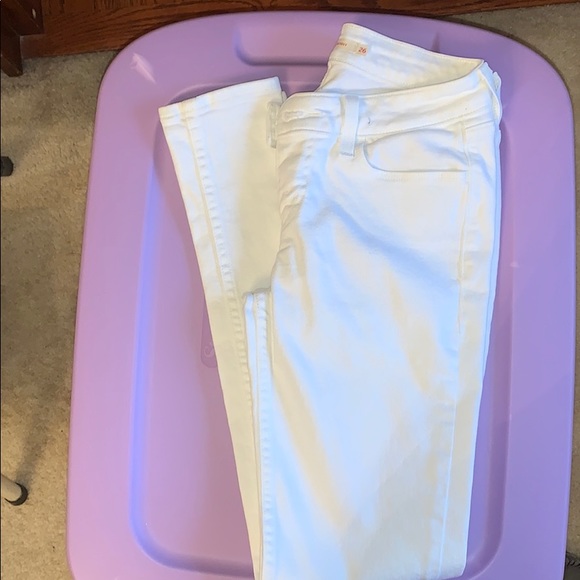 White Levi Skinny Jeans - Picture 4 of 4